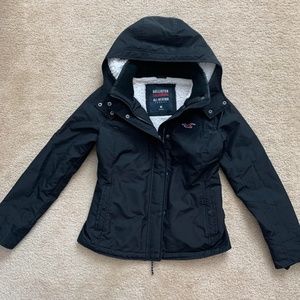 Hollister Black M Winter Coat
